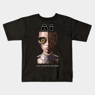 Empowering the future with AI technology Kids T-Shirt